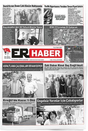Manşet görseli: Er Haber