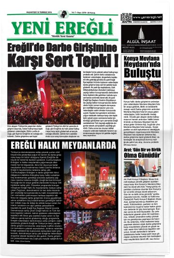 Manşet görseli: Yeni Ereğli