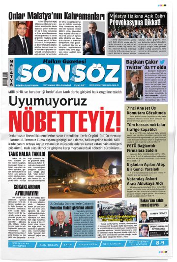 Manşet görseli: Malatya Sonöz