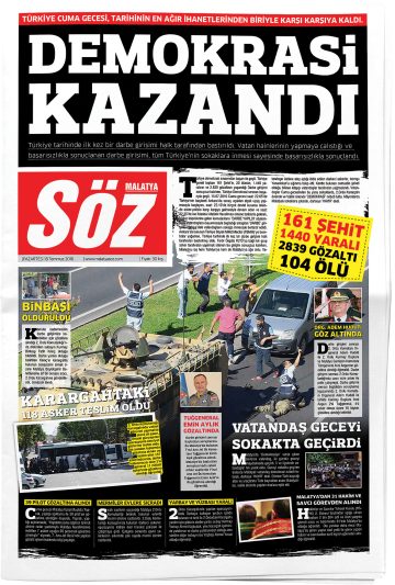 Manşet görseli: Malatya Söz