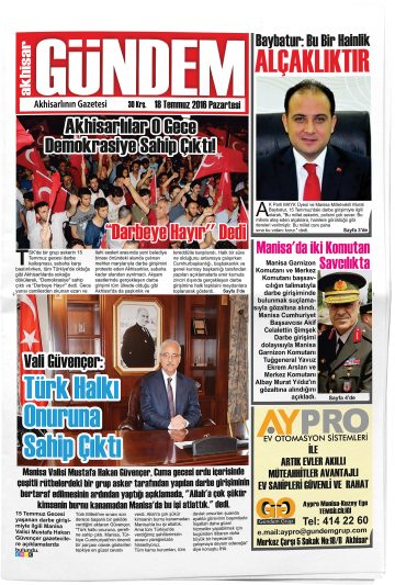 Manşet görseli: Akhisar Gündem