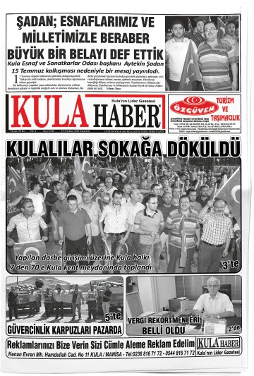 Manşet görseli: Kula Haber