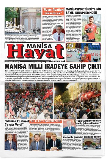 Manşet görseli: Manisa Hayat