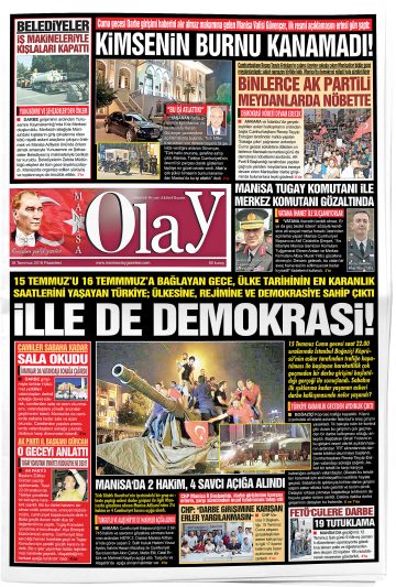Manşet görseli: Manisa Olay