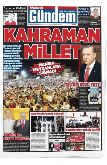 Manşet görseli: Manisa’da Gündem