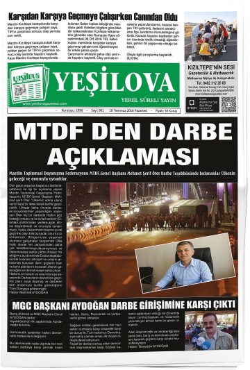 Manşet görseli: Yesilova