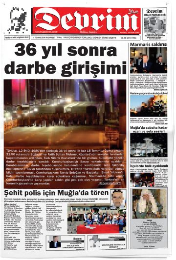 Manşet görseli: Devrim