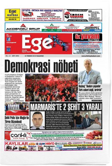 Manşet görseli: Ege Fethiye