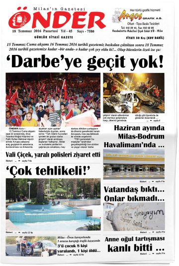 Manşet görseli: Önder