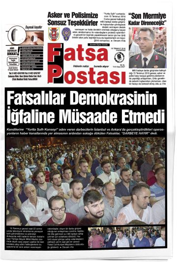 Manşet görseli: Fatsa Postası