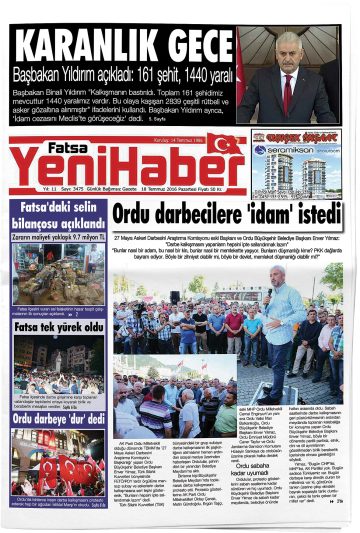 Manşet görseli: Fatsa Yenihaber