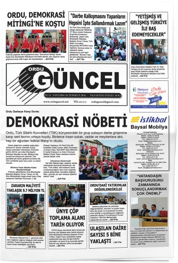 Manşet görseli: Ordu Güncel
