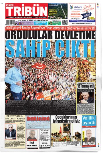 Manşet görseli: Ordu Tribün