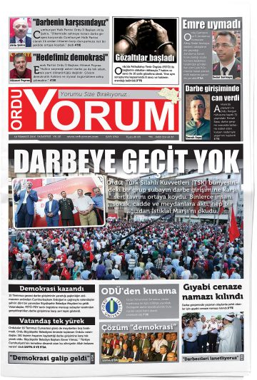 Manşet görseli: Ordu Yorum