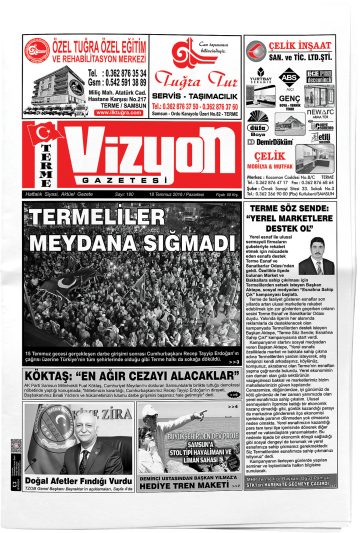 Manşet görseli: Vizyon Terme