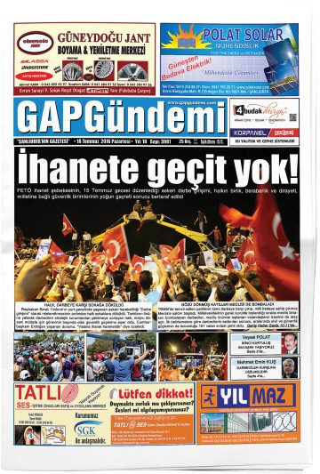 Manşet görseli: Gap Gündemi