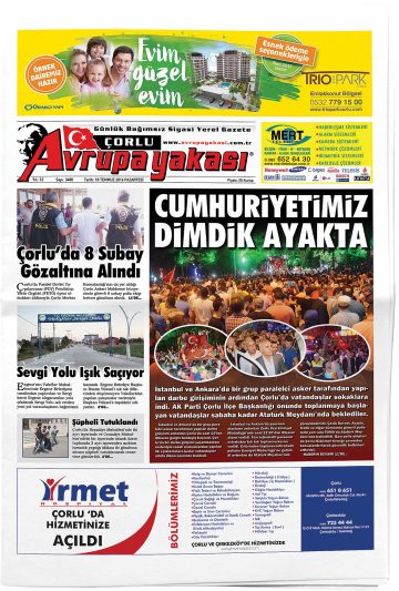 Manşet görseli: Avrupa Yakası