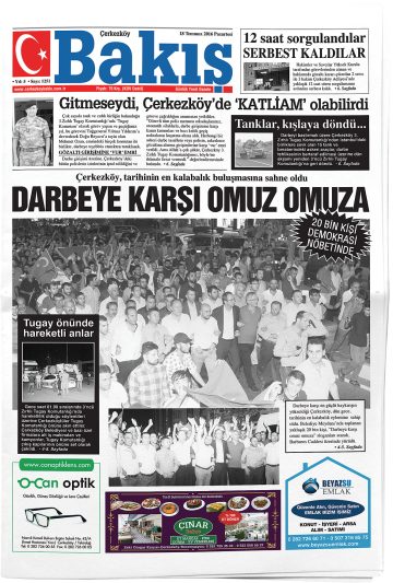Manşet görseli: Cerkezköy Bakış