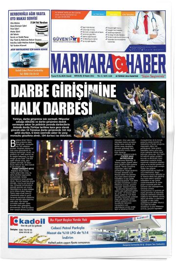 Manşet görseli: Marmara Haber
