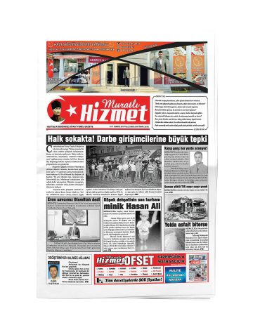 Manşet görseli: Muratlı Hizmet