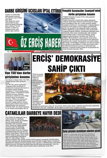 Manşet görseli: Öz Erciş Haber