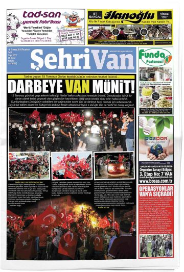 Manşet görseli: Şehri Van