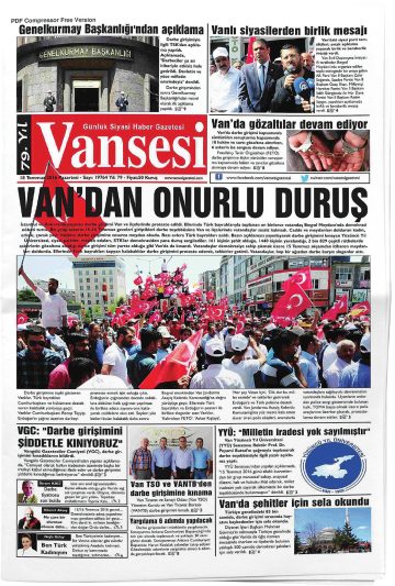 Manşet görseli: Van Sesi