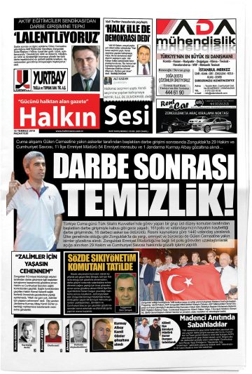 Manşet görseli: Halkın Sesi